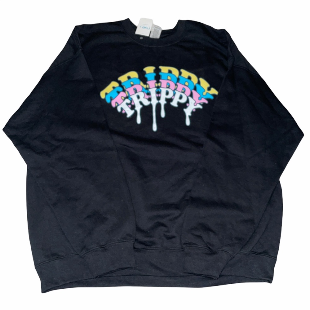 TRIPPY  black sweater